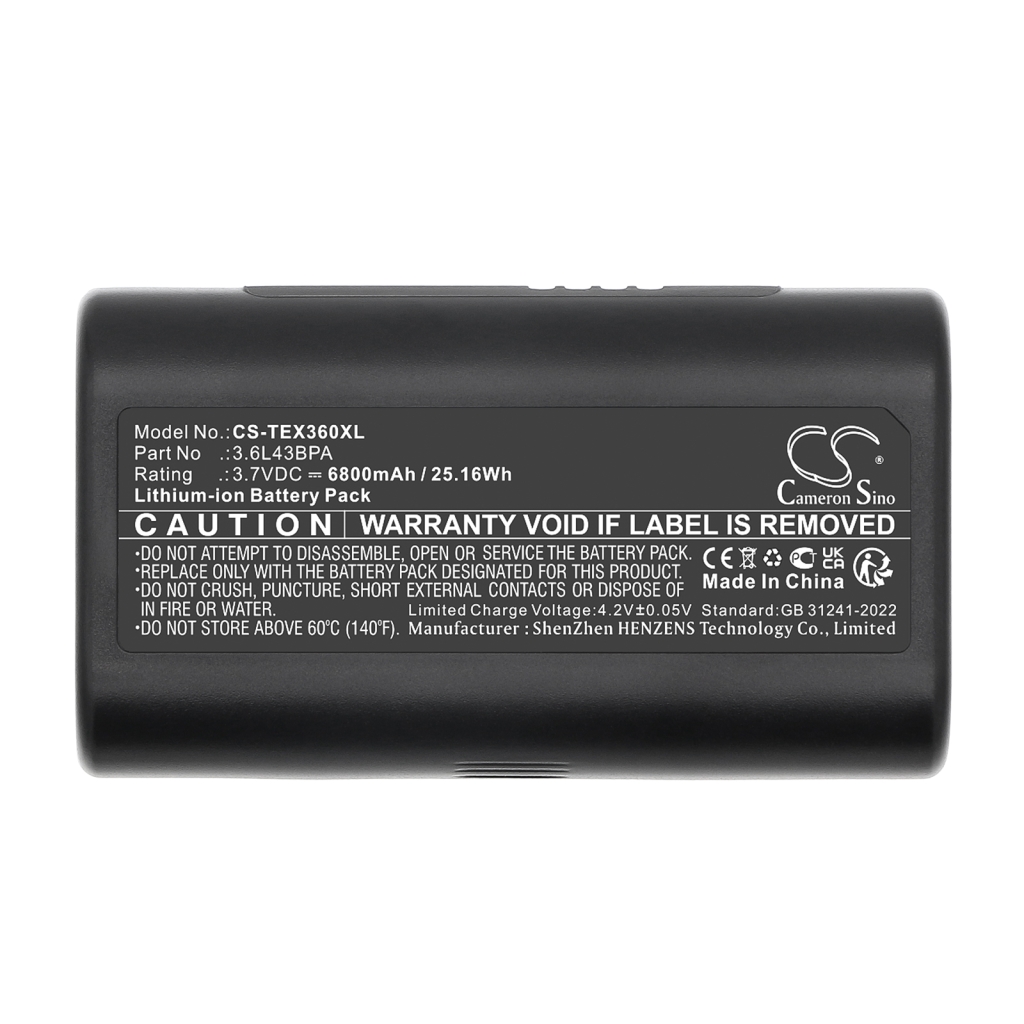 Outils électriques Batterie Texas instruments CS-TEX360XL