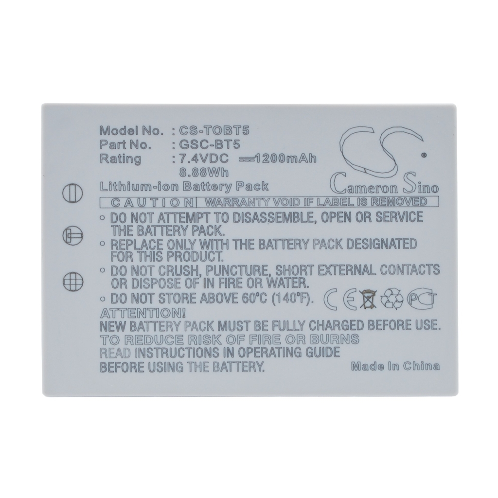 Batterij compatibel met Toshiba CS-TOBT5