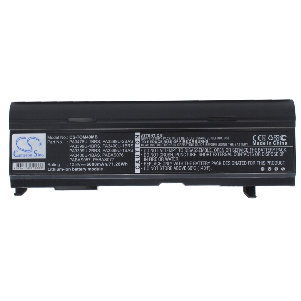 Notebook battery Toshiba Tecra A5-S416