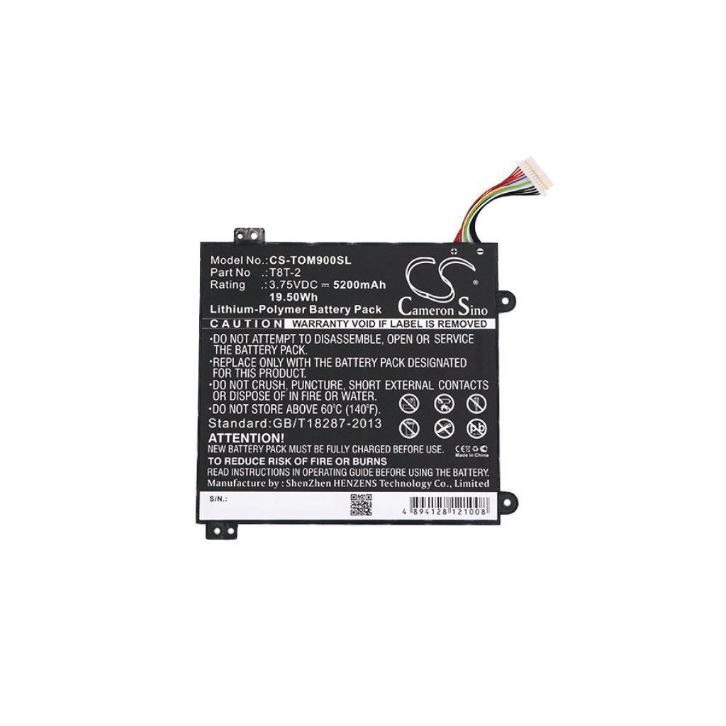 Notebook batterij Toshiba CS-TOM900SL