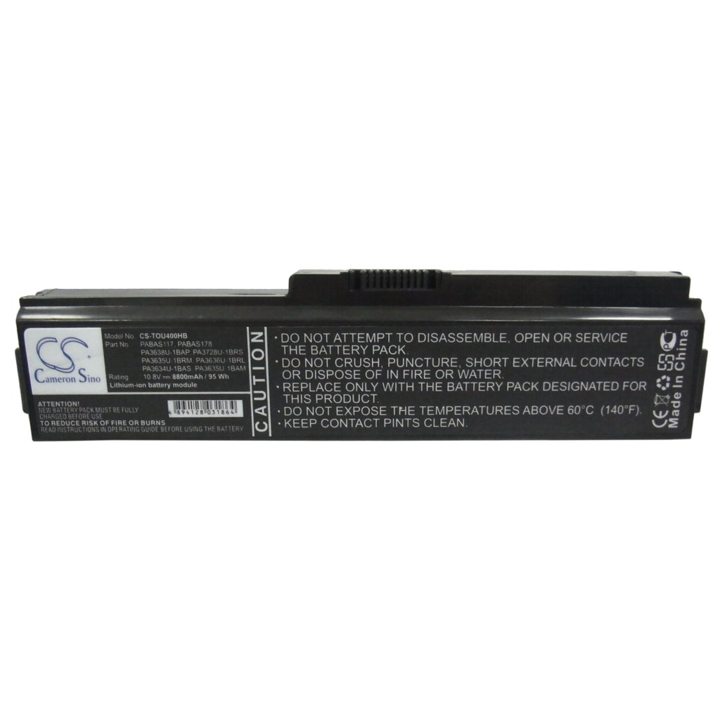 Notebook battery Toshiba Satellite U400-12P