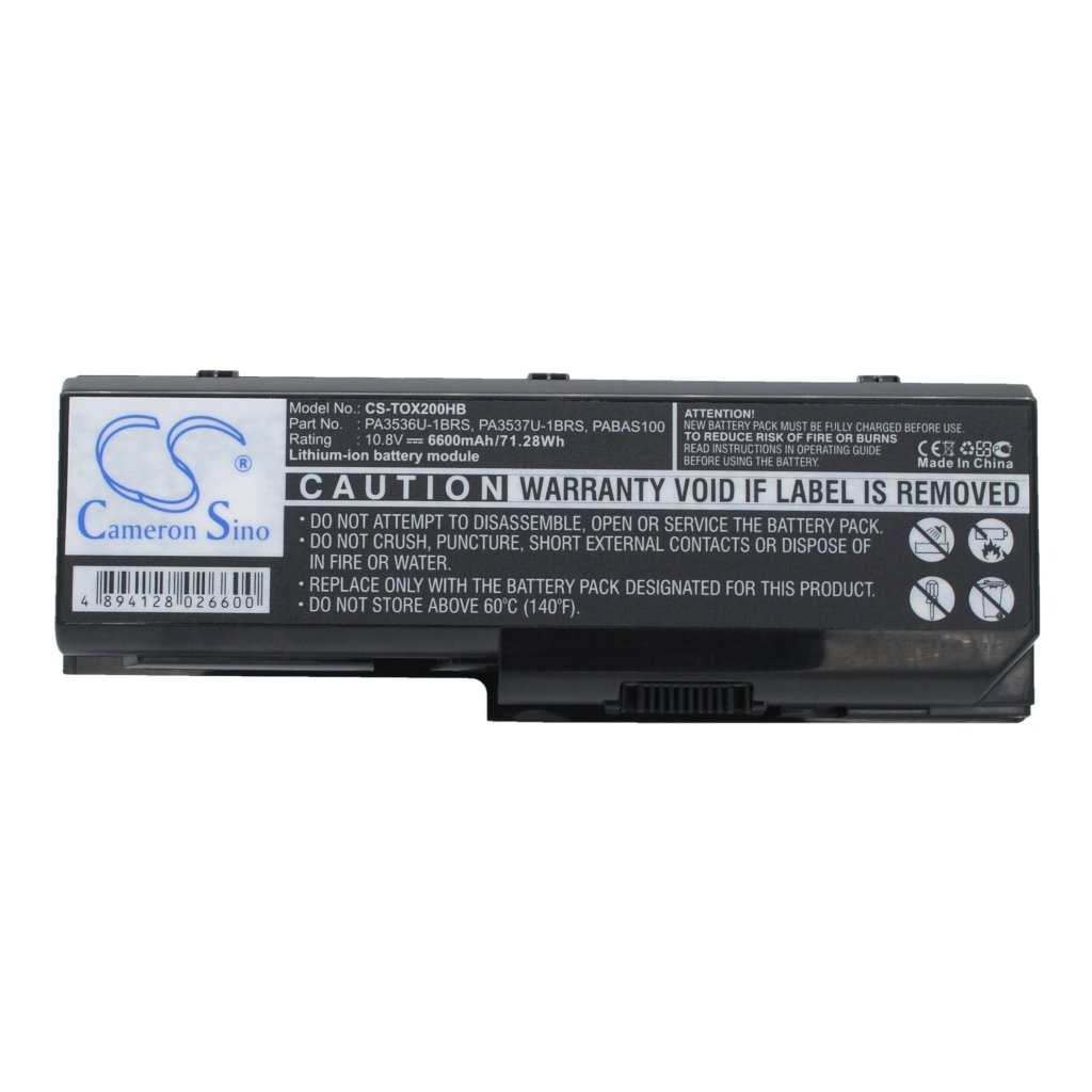 Notebook batterij Toshiba Satellite P205D-S7454