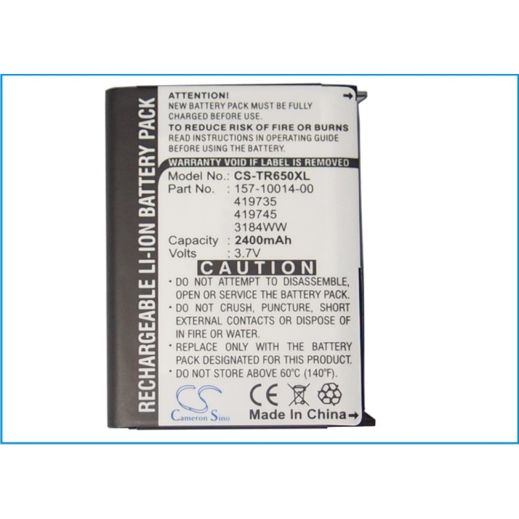 Batterij compatibel met CINGULAR Palm CS-TR650XL