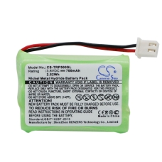 Remplacement de batterie compatible pour Tri-Tronics 1038100-D,1038100-E,1038100-G,1107000