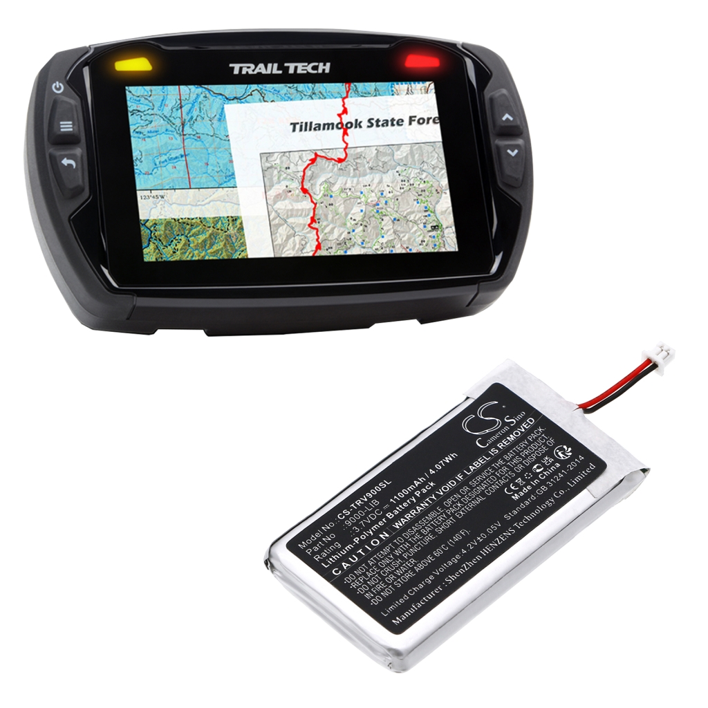 GPS, Batterie de navigation Trail tech CS-TRV900SL