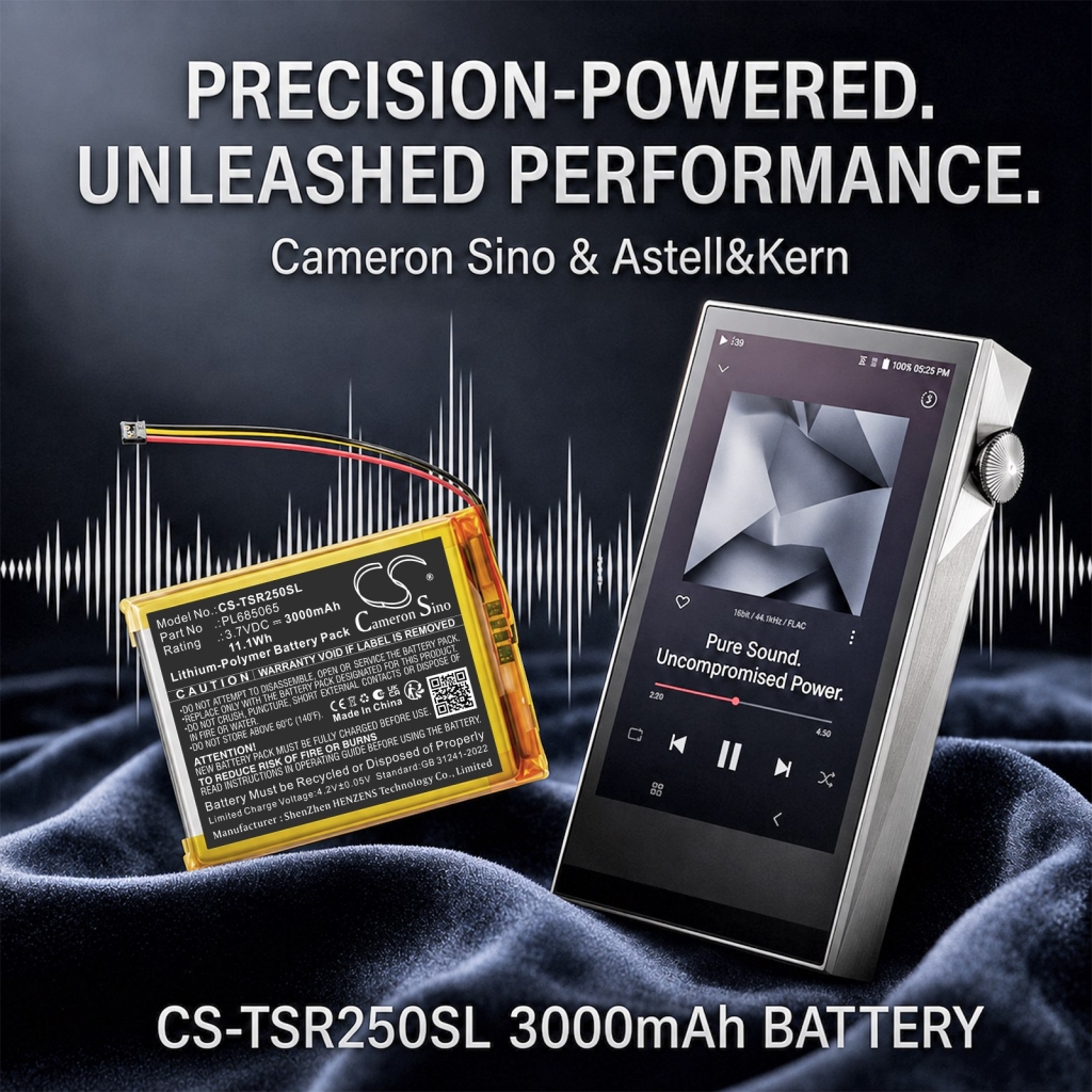 Batterijen compatibel met Astell&Kern SR25 SR25 mk2 CS-TSR250SL