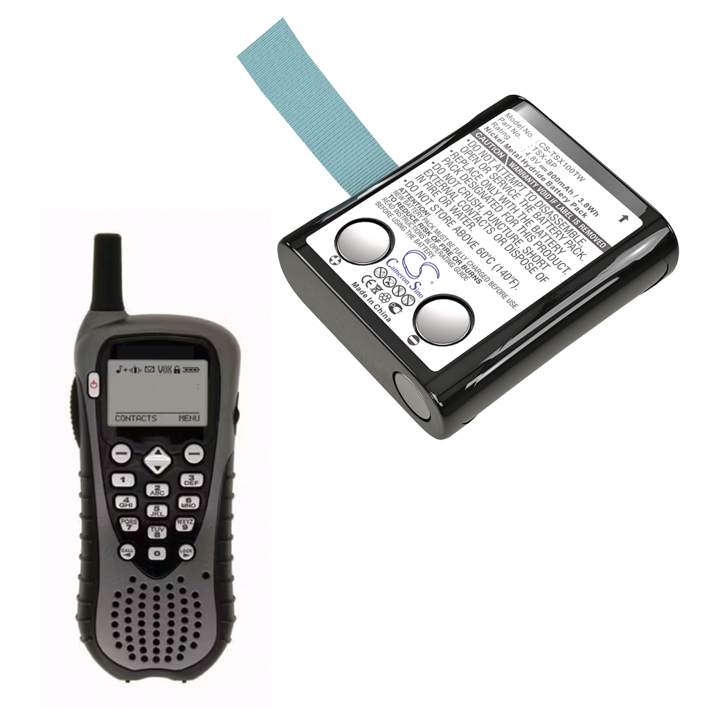 Batterij voor tweerichtingsradio TriSquare CS-TSX100TW