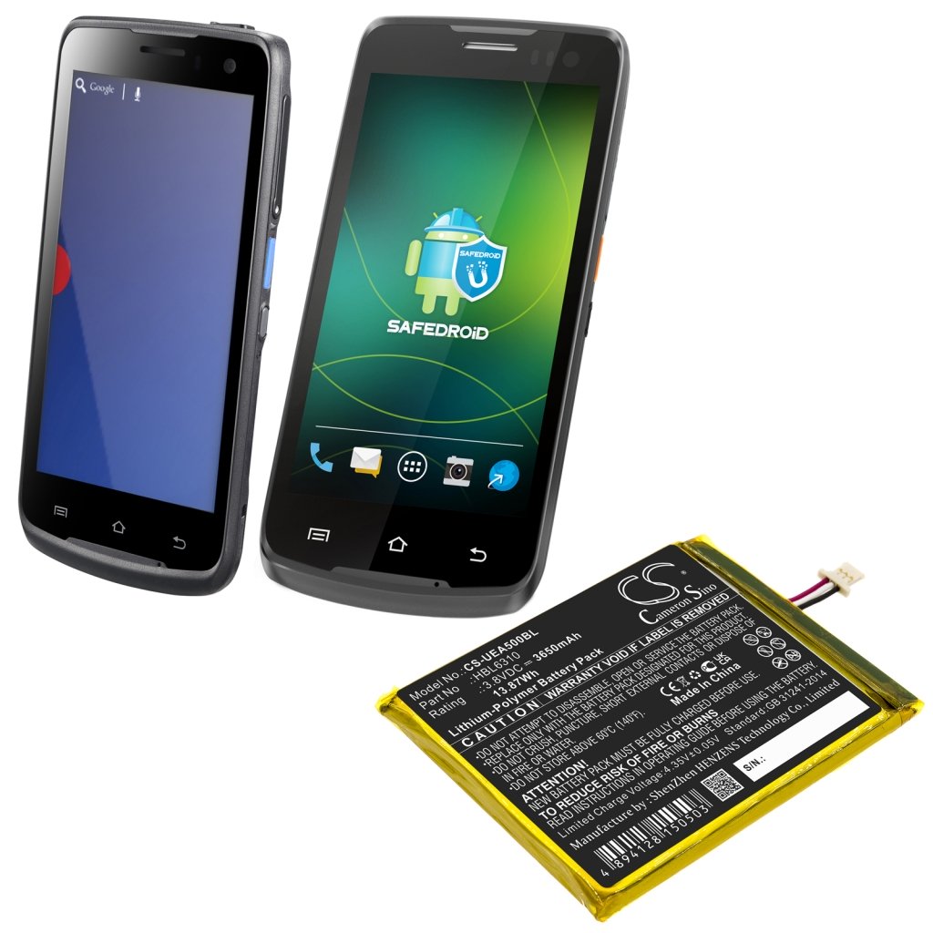Compatibele batterijvervanging voor Unitech HBL6310