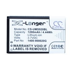 Remplacement de batterie compatible pour Unitech 1400-900020G