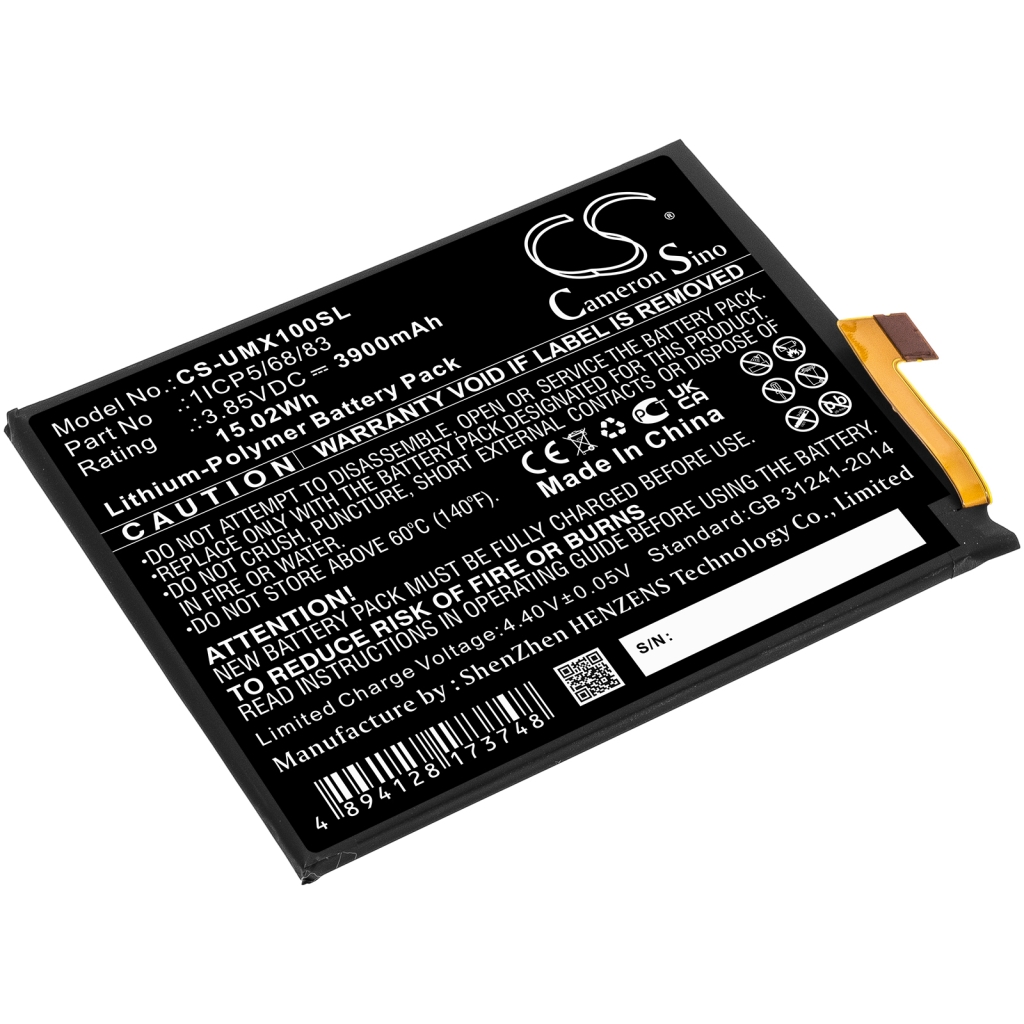 Batterie de téléphone portable Umi CS-UMX100SL