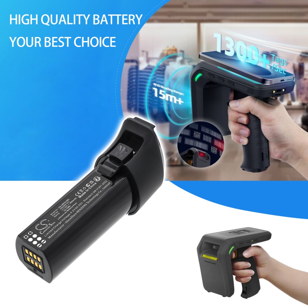 Batterij barcode, scanner Urovo CS-URF910BL