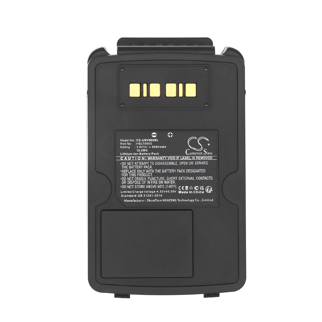 Compatible battery replacement for Urovo HBL5000S