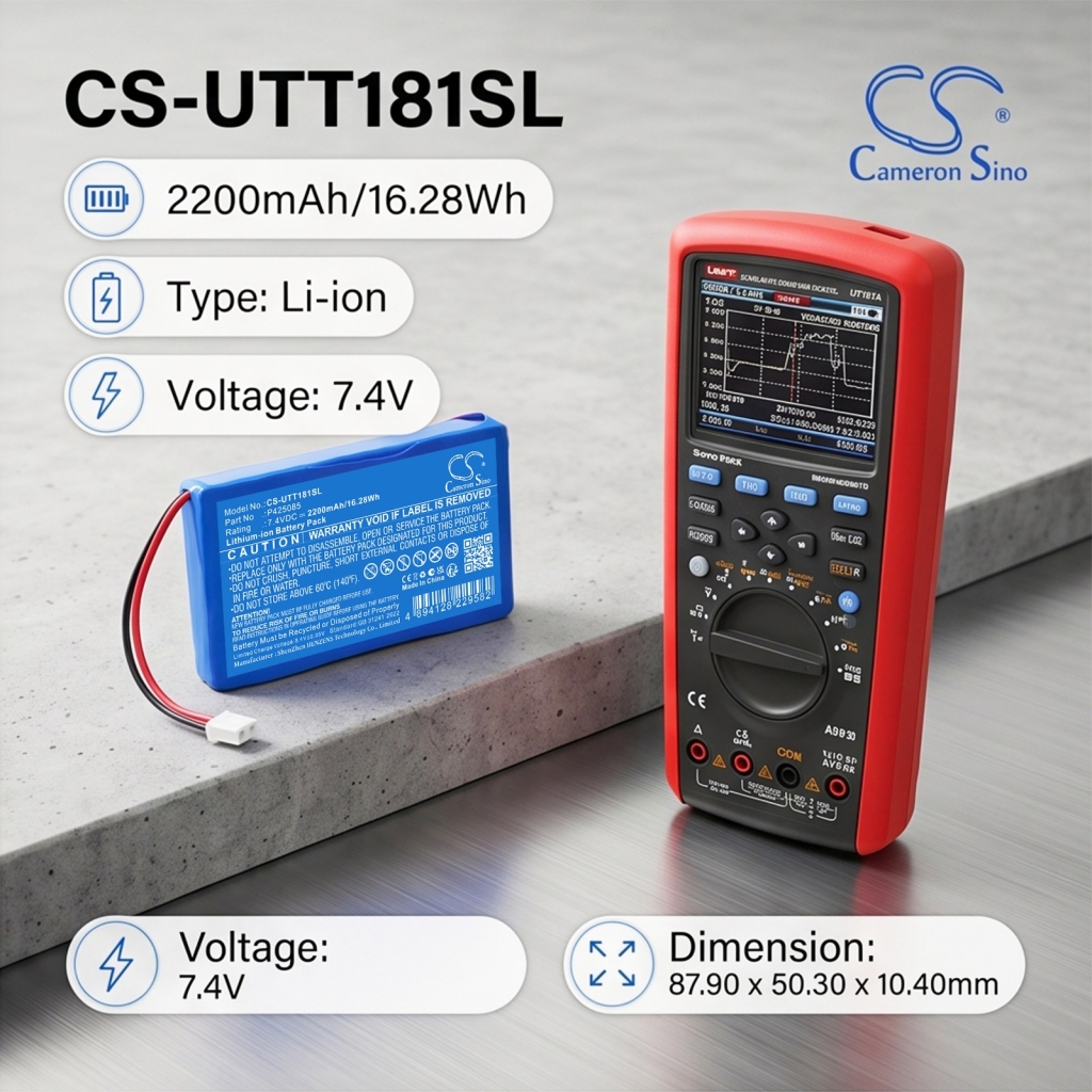 Batterij compatibel met Uni-t CS-UTT181SL