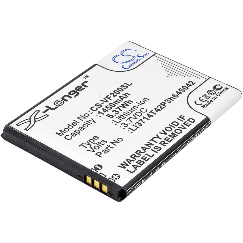 Batterie de téléphone portable Vodafone CS-VF200SL