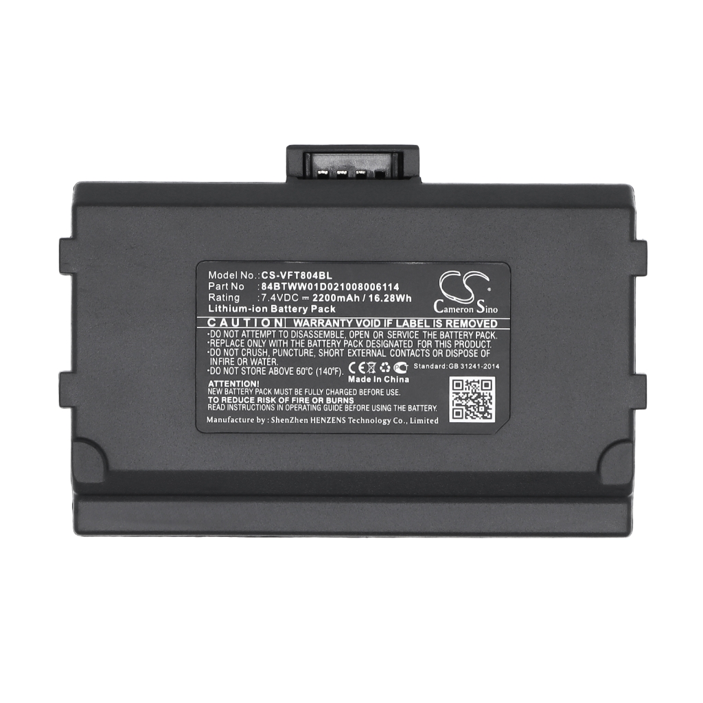 Batterij compatibel met Verifone CS-VFT804BL