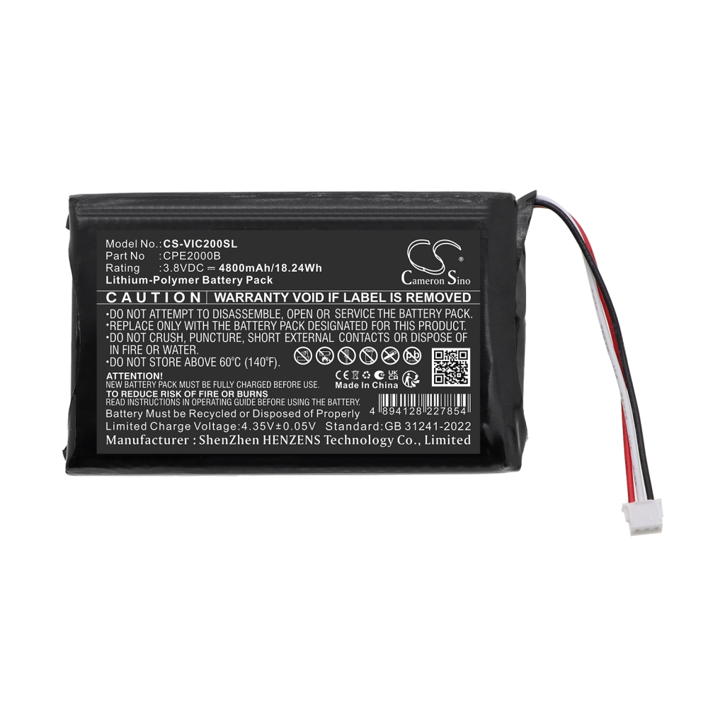 Batterij compatibel met Vida CS-VIC200SL