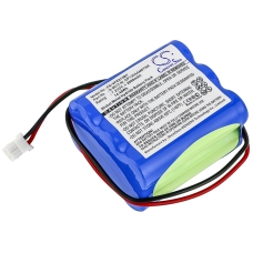 Compatibele batterijvervanging voor Visonic 0-9912-M,0-9913-W,103-303687,GP100AAS6YMX,GP130AAM6YMX...