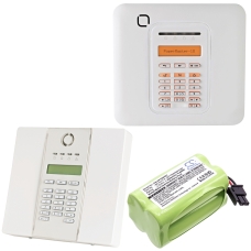 Remplacement de batterie compatible pour Visonic 103-303707,99-301712,GP130AAM4YMX,GP230AAH4YMX