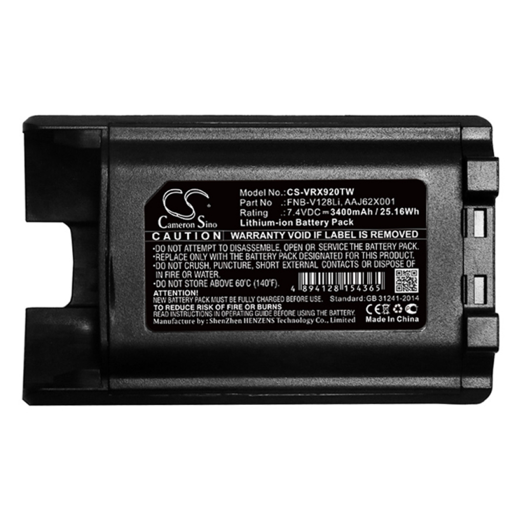 Batterie radio bidirectionnelle Vertex VX-970