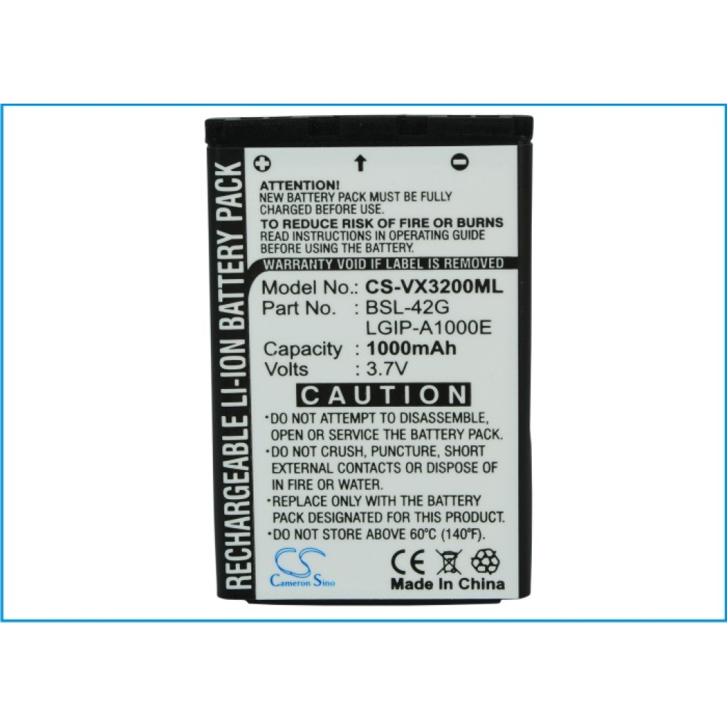 Battery Replaces LGIP-A1000E