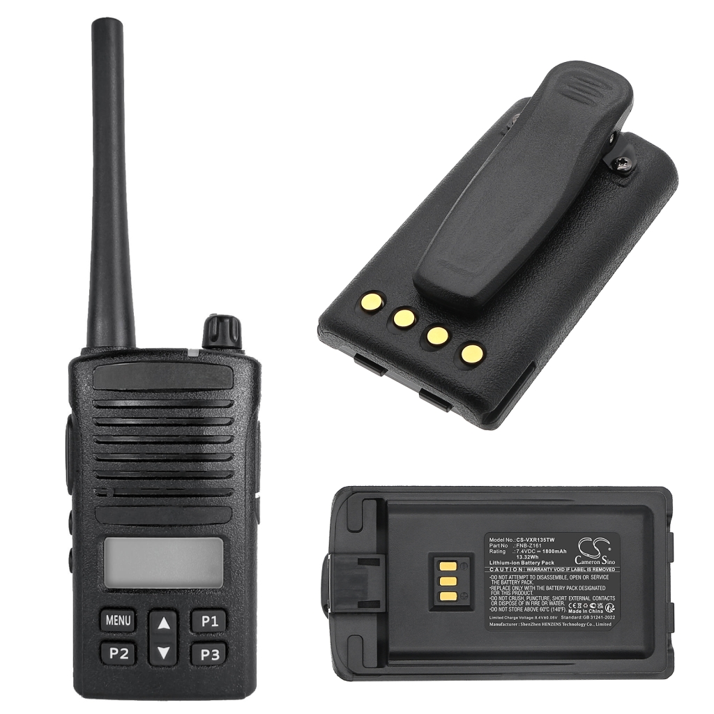 Batterij voor tweerichtingsradio Vertex standard CS-VXR135TW
