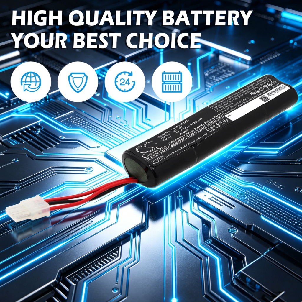 Batterij compatibel met Welch-Allyn Mrl Grason stadler Schiller america Medical research CS-WB113MD