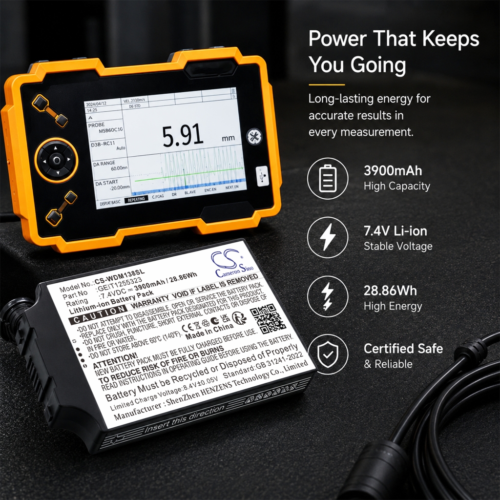 Batterij compatibel met Ge Waygate CS-WDM138SL