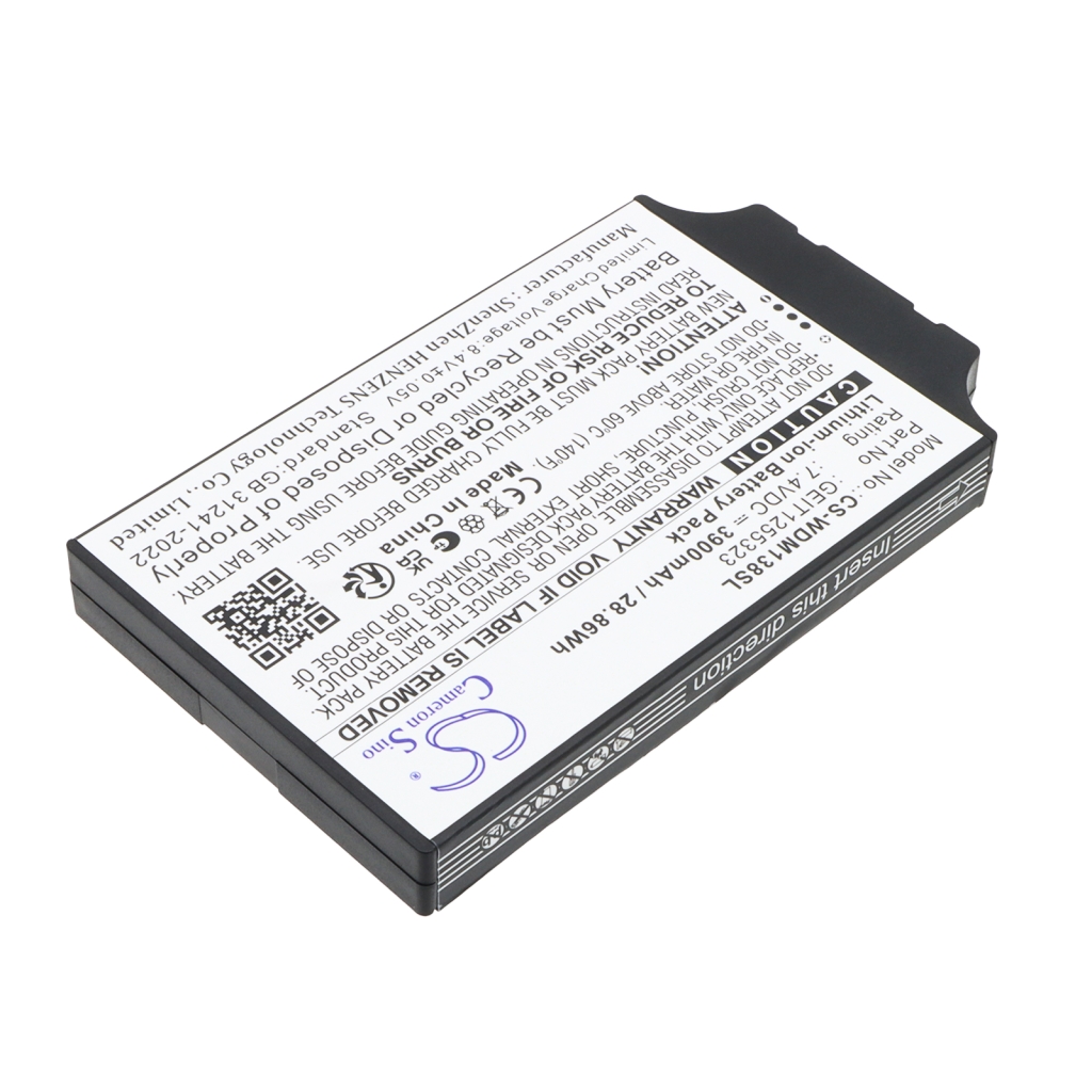Batterij compatibel met Ge Waygate CS-WDM138SL