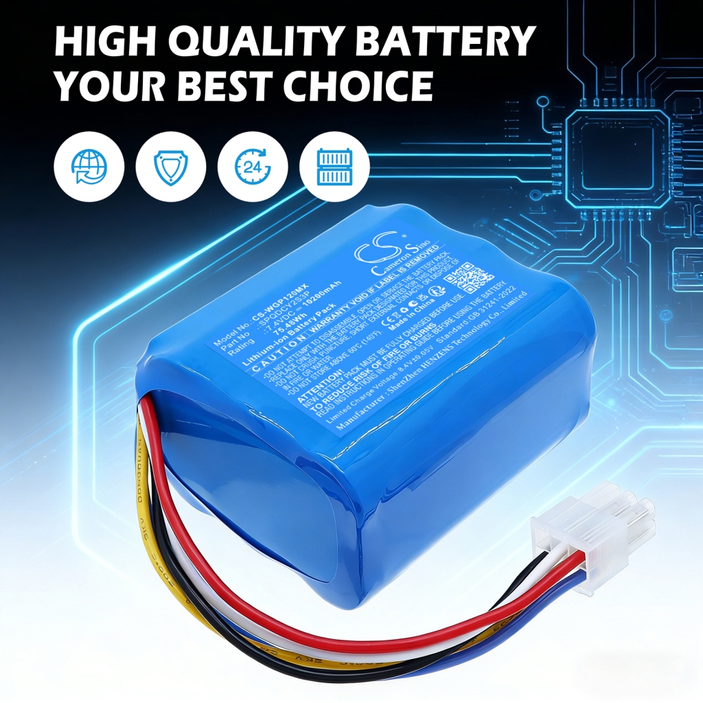 Batterij compatibel met Wego CS-WGP120MX