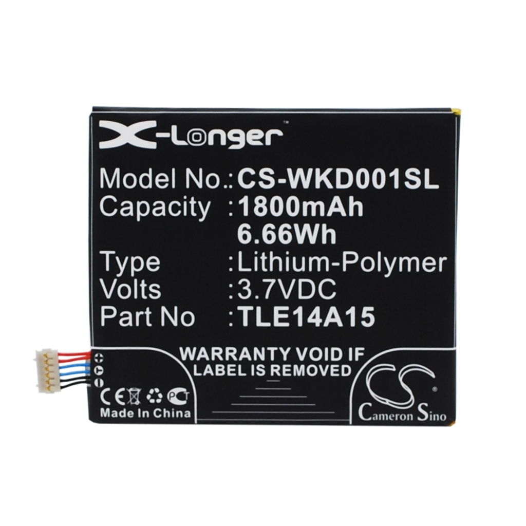 Batterij compatibel met Wiko CS-WKD001SL