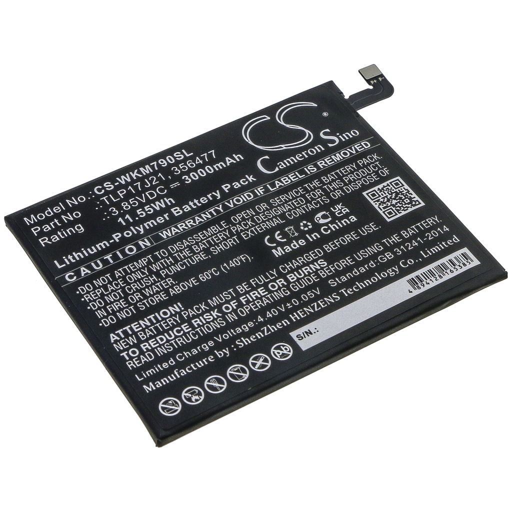 Batterie de téléphone portable Wiko CS-WKM790SL