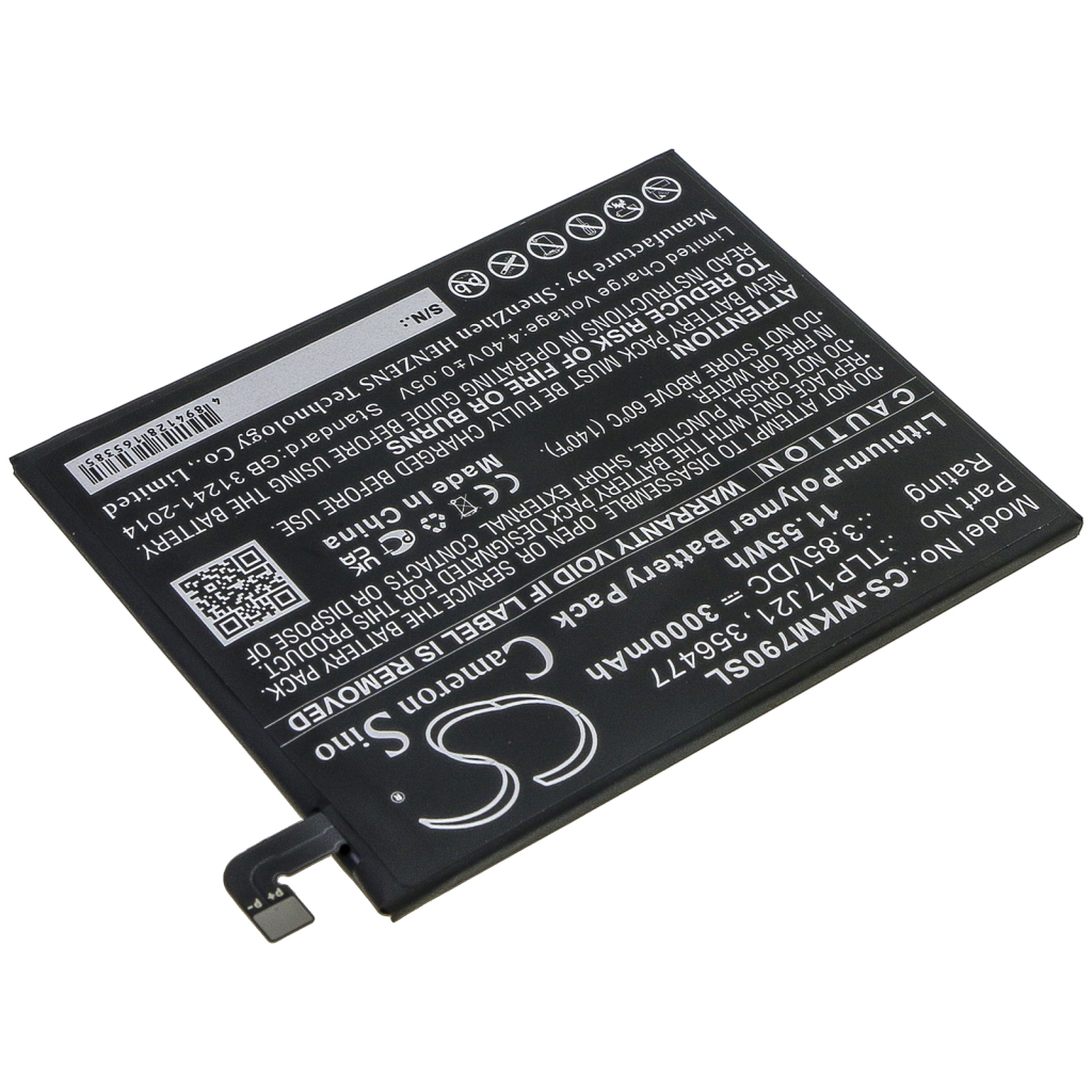 Batterie de téléphone portable Wiko CS-WKM790SL