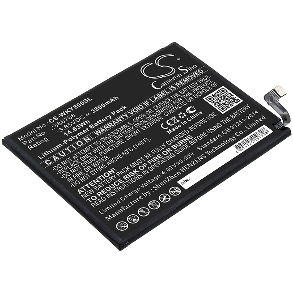 Batterijen Vervangt 386768