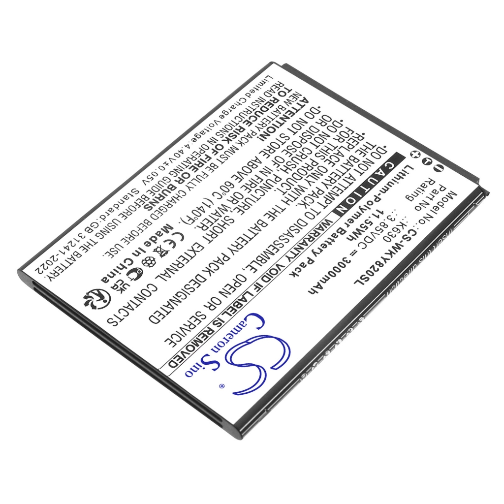 Batterij voor mobiele telefoon Wiko CS-WKY820SL