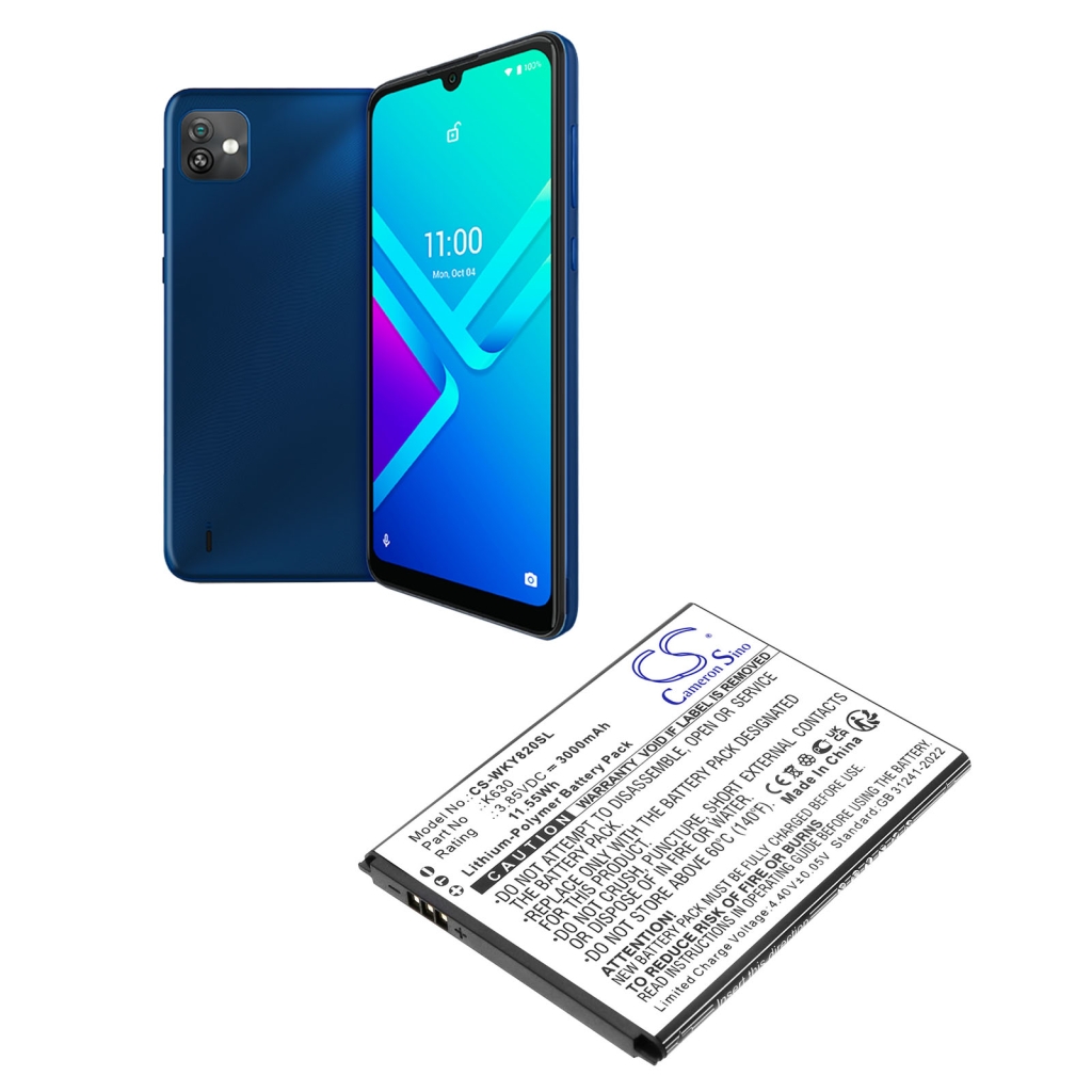 Batterij voor mobiele telefoon Wiko CS-WKY820SL