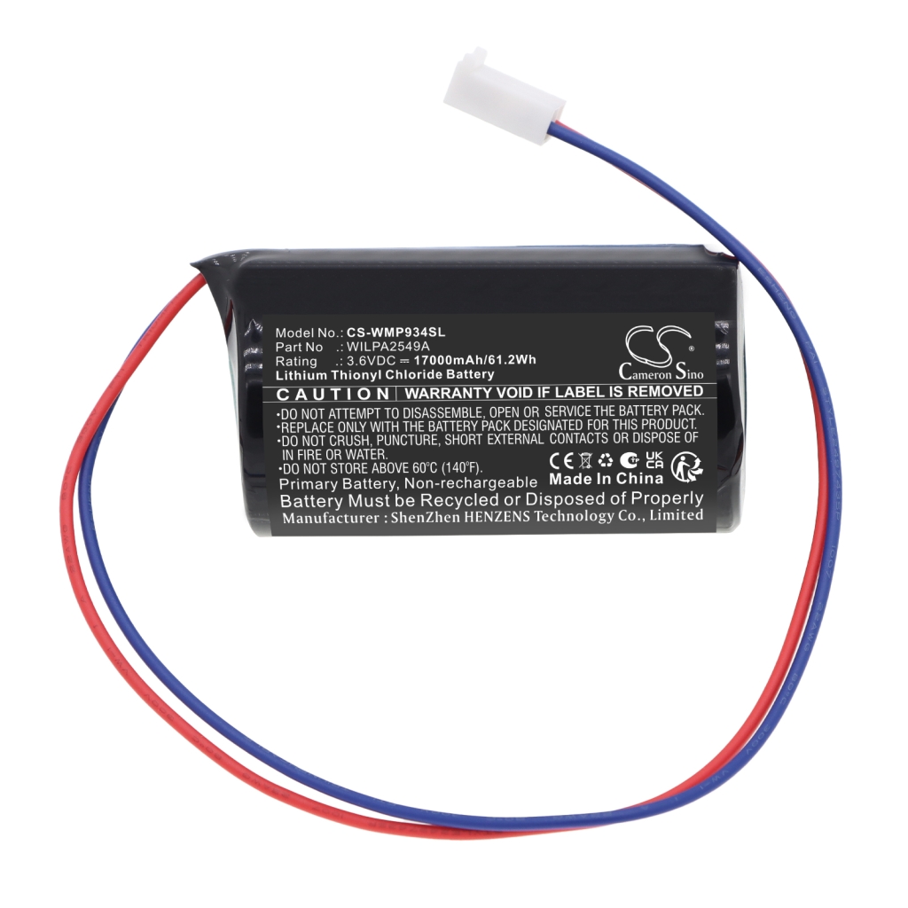 Batterij compatibel met Water meter CS-WMP934SL