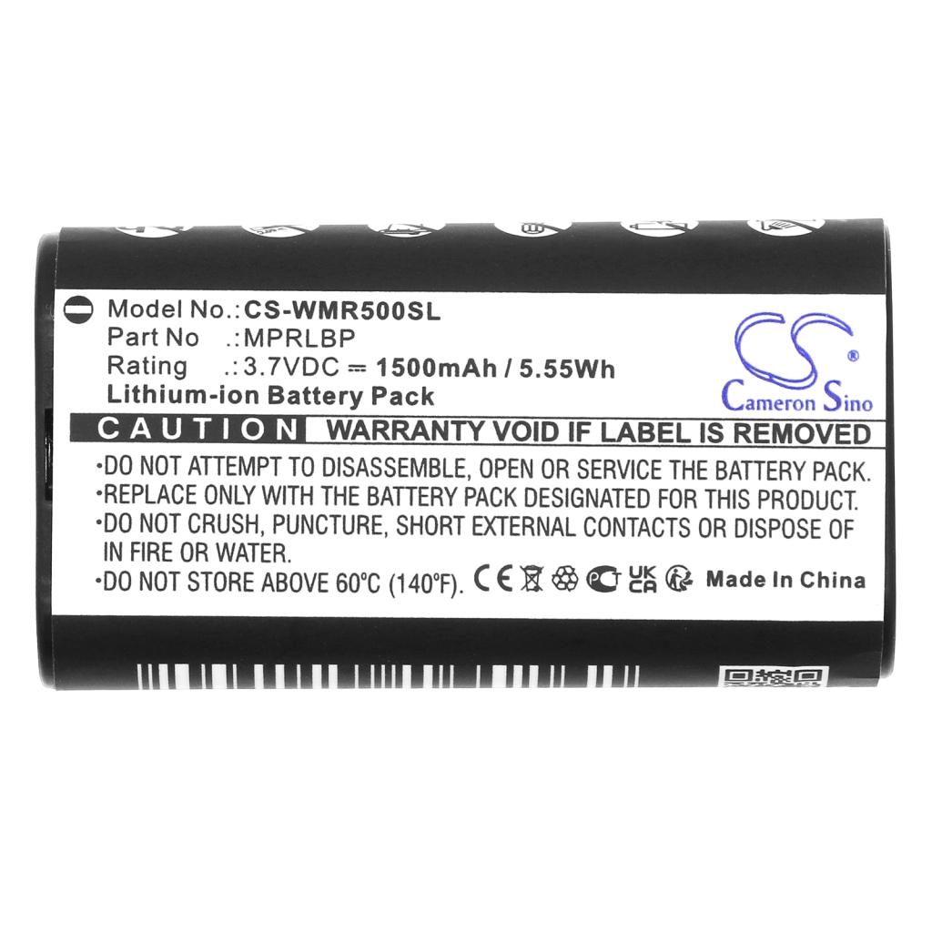 Batterij voor draadloze headset Wisycom CS-WMR500SL