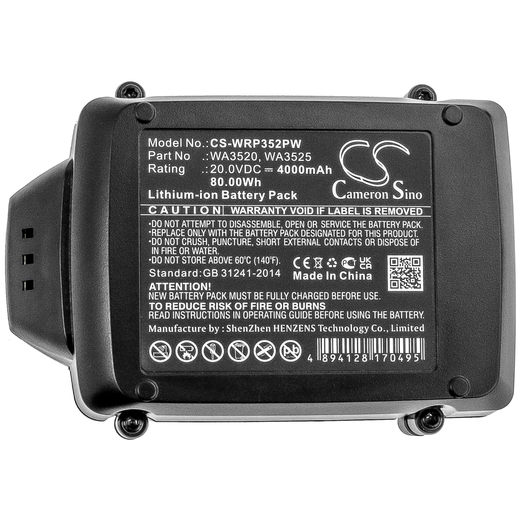 Batterij industrieel Worx CS-WRP352PW