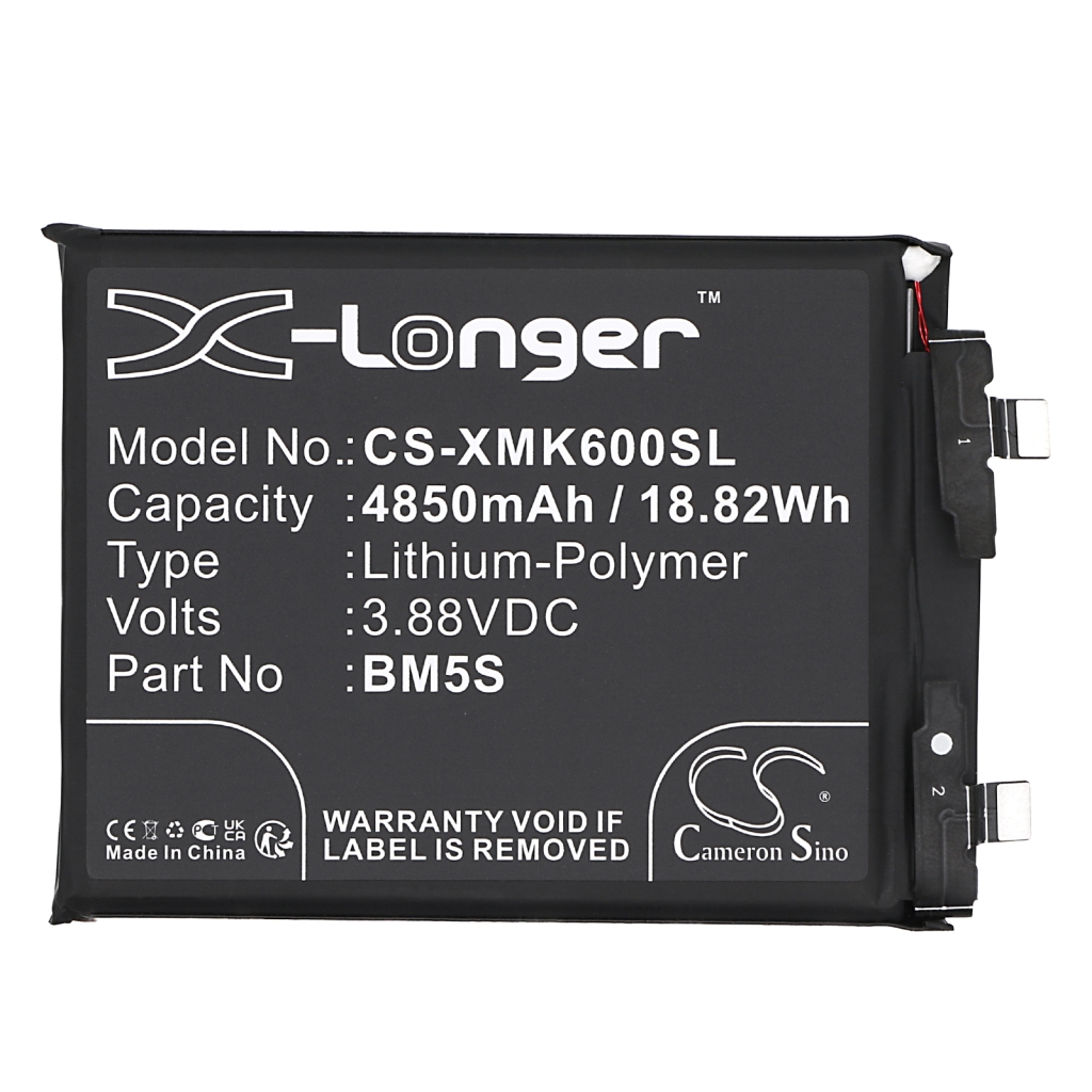Batterij Vervangt BM5S