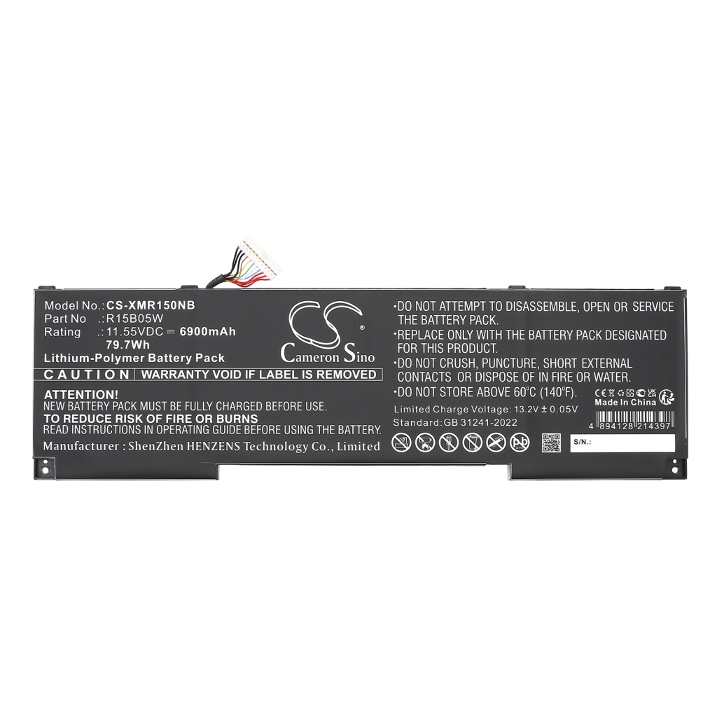 Batterijen Notebook batterij CS-XMR150NB