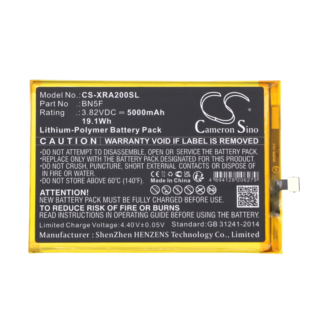 Batterij Vervangt BN5F