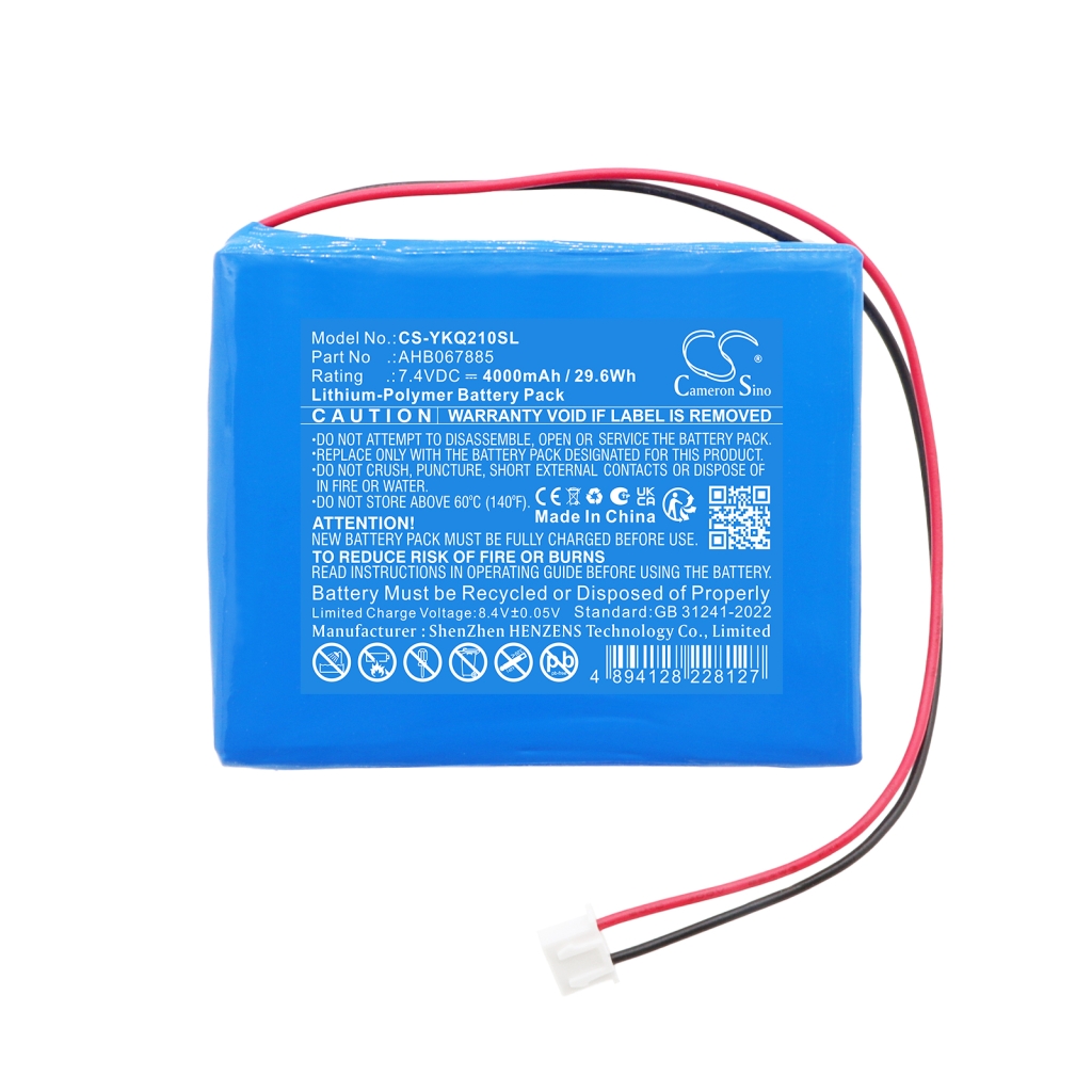 Batterij compatibel met Yokogawa CS-YKQ210SL