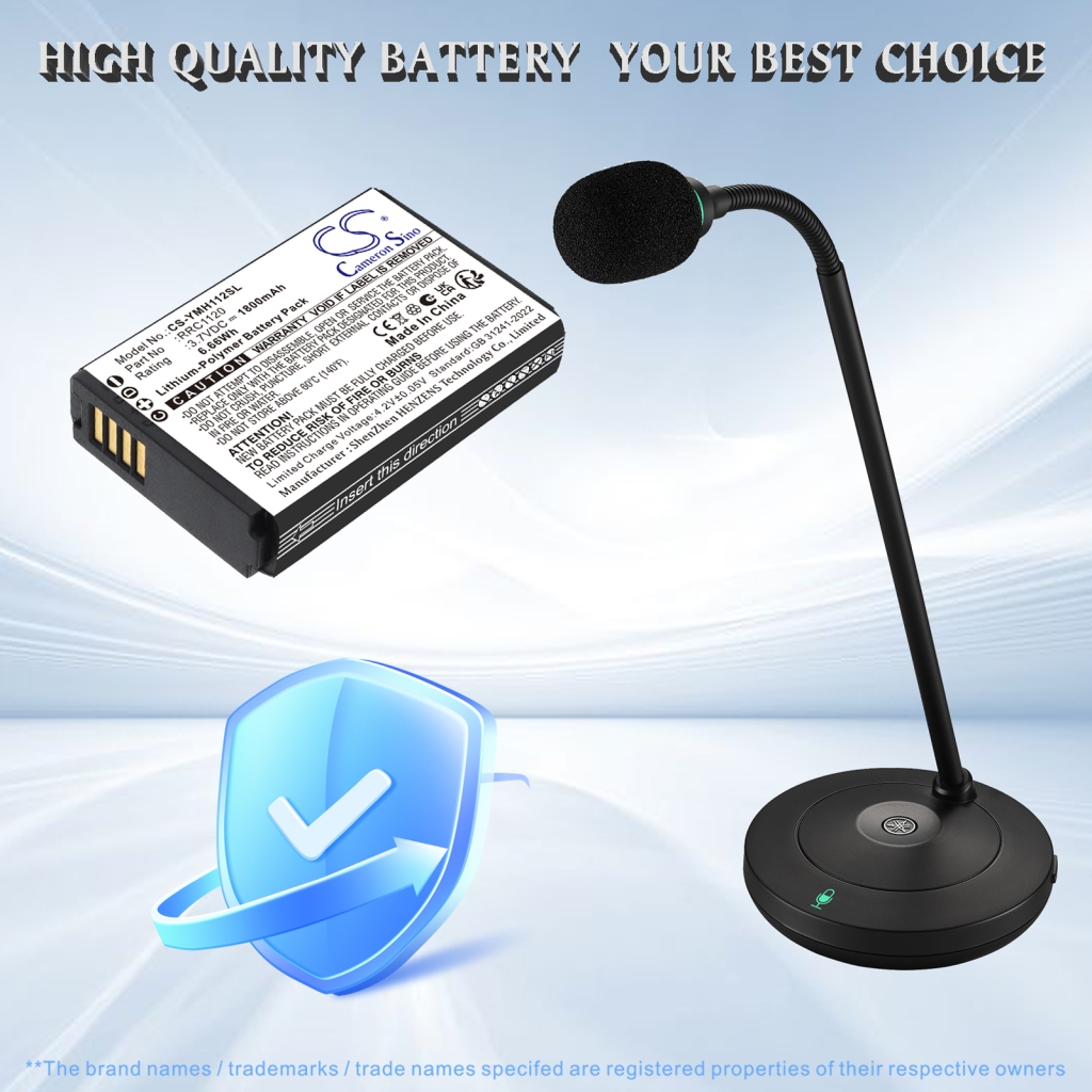 Batterij compatibel met Yamaha CS-YMH112SL