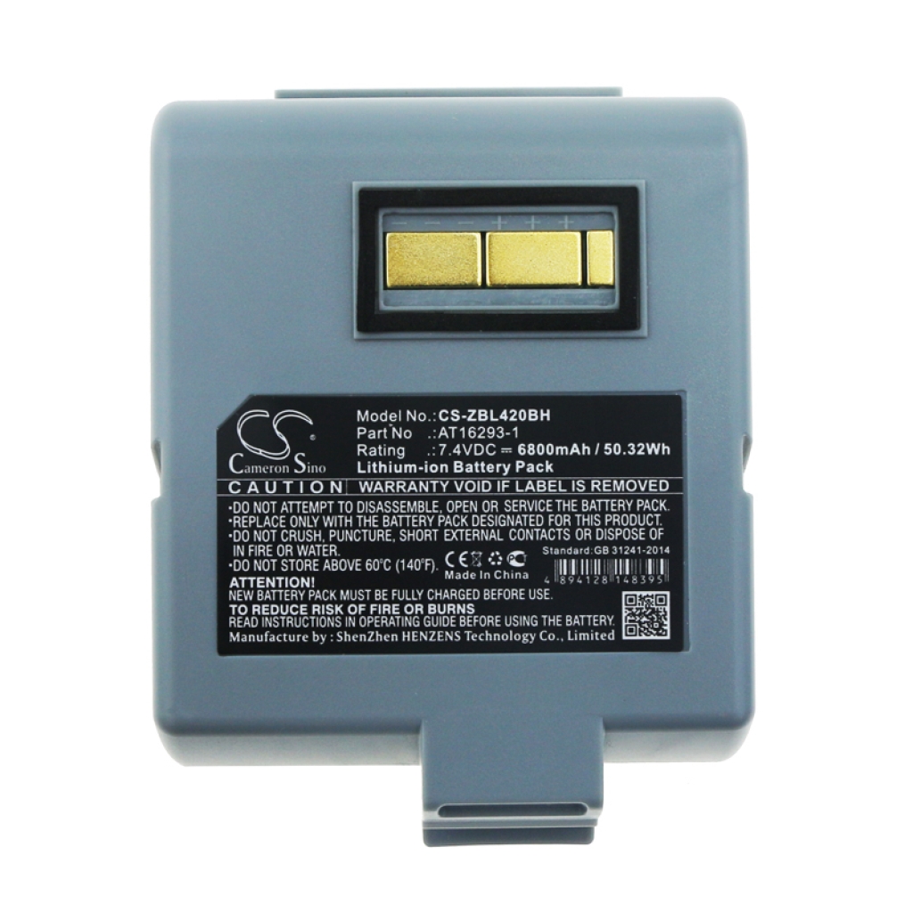 Printerbatterij Zebra QL420