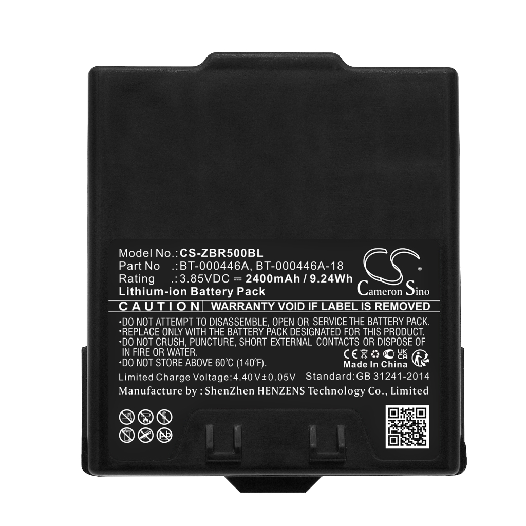 Batterij barcode, scanner Zebra WR50