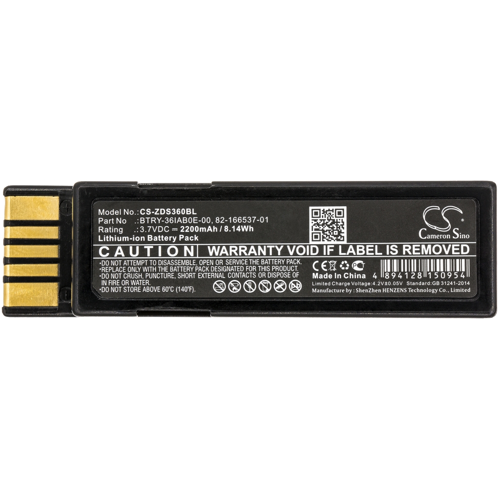 Batterij barcode, scanner Zebra LI3678
