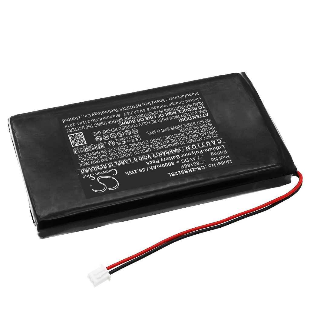 Batterijen Vervangt 786166P