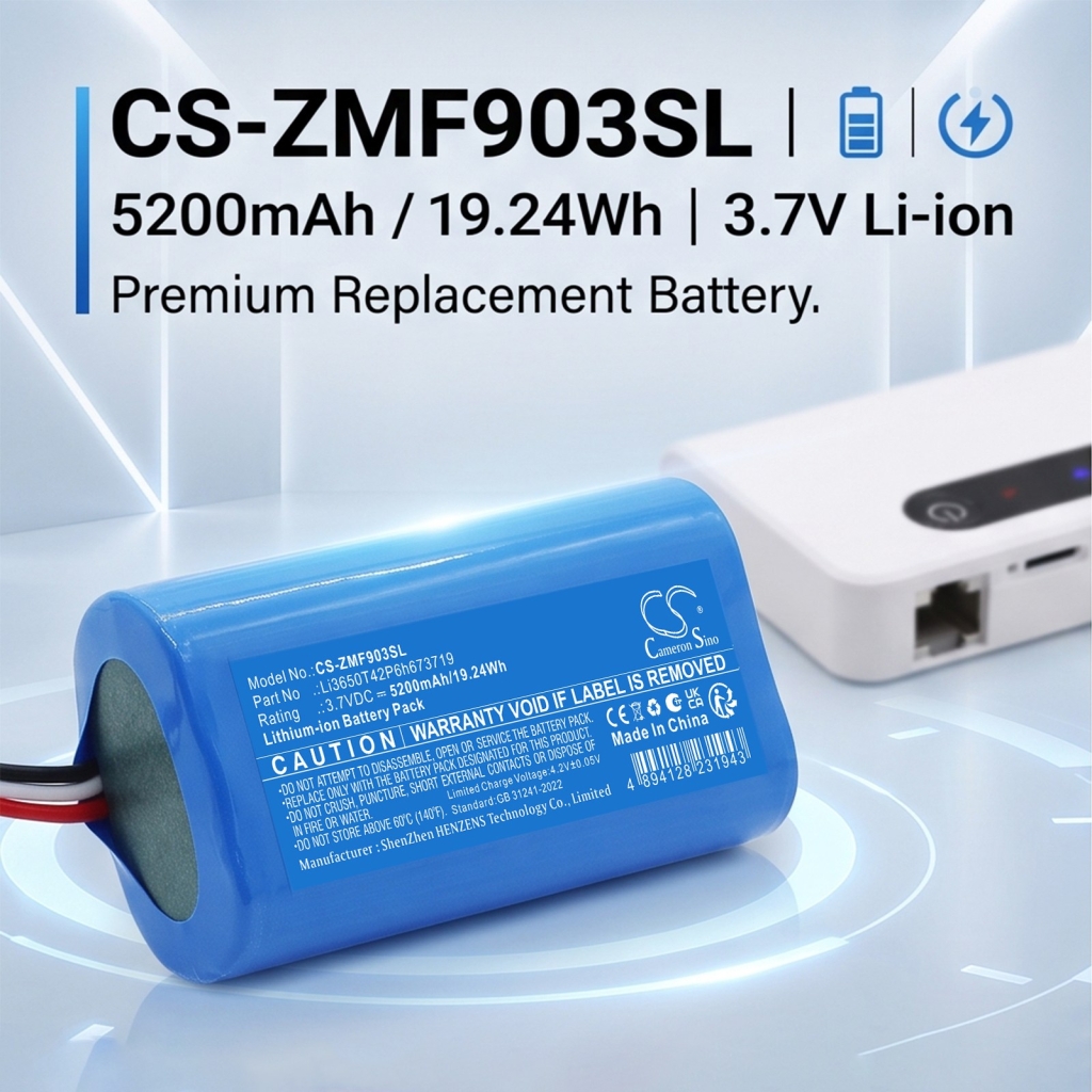 Batterijen compatibel met ZTE MF903 MF903 CS-ZMF903SL