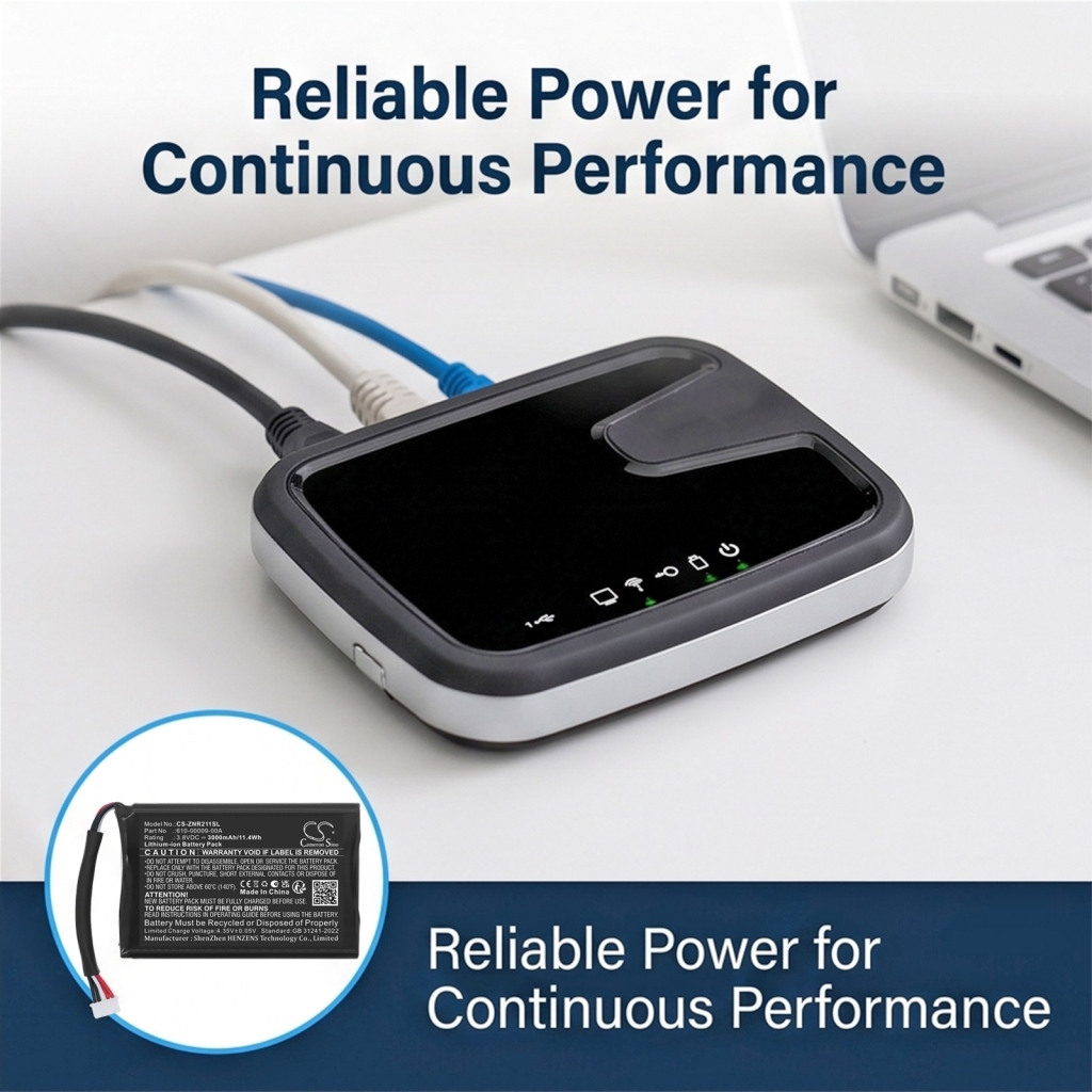 Batterijen compatibel met ZyXEL MWR211 MWR211 CS-ZNR211SL