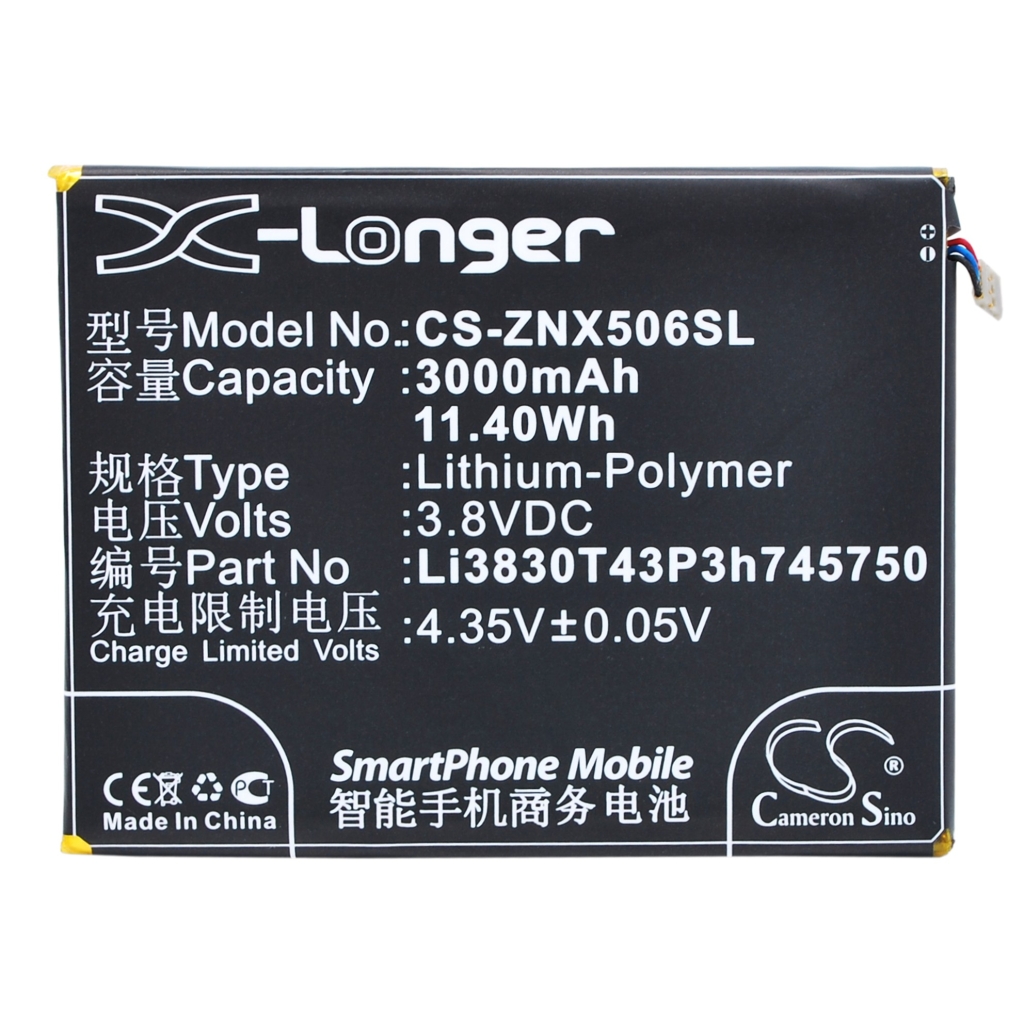 Batterij compatibel met ZTE CS-ZNX506SL